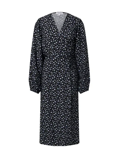 EDITED Rochie Alene albastru închis alb