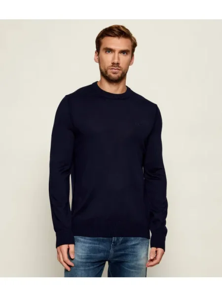 BOSS ORANGE De lână pulover Avac_C portocaliu