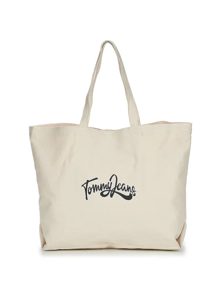 Geantă shopper Tommy Jeans din canvas