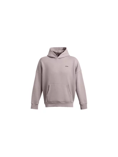 Under Armour M Icon Heavyweight Fleece Wash Oversized Hoodie Mężczyźni Bluzy i bluzy z kapturem Under Armour Size: L fioletowy