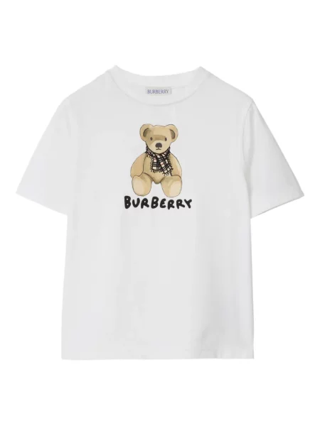 Koszulka dziecięca Burberry biała