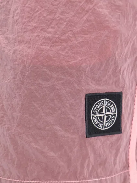 Slip de baie Stone Island cu strasuri roz