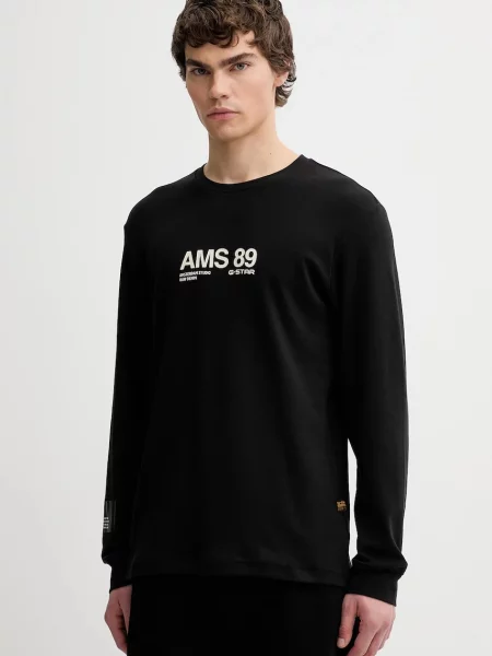 Tricou mânecă lungă G-star negru