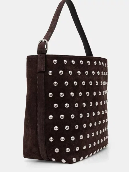 Шкіряна сумочка Liviana Conti коричневий