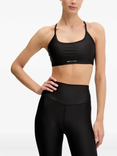 Sutien sport P.e Nation cu imagine negru