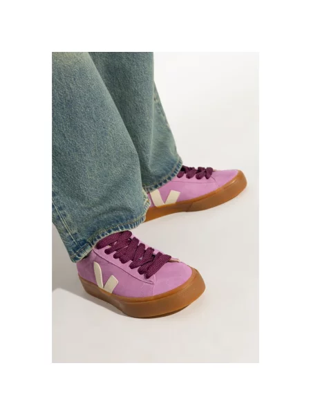 Sneakersy Veja Campo zamszowe fioletowe