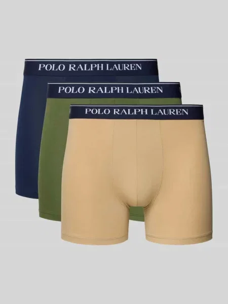 Ralph Lauren Boxer Pack Boxer Brief Blue L beżowe