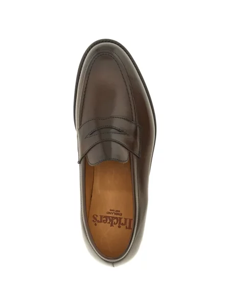 Pantofi loafer Tricker's din piele maro