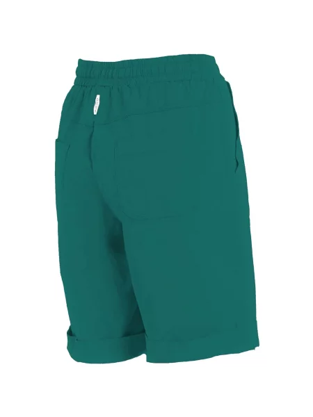 Bermude Deha din poplin verde
