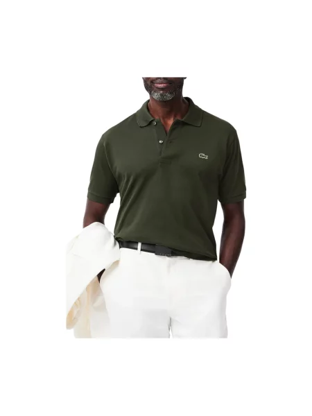 Koszulka polo Lacoste z krótkim rękawem zielona