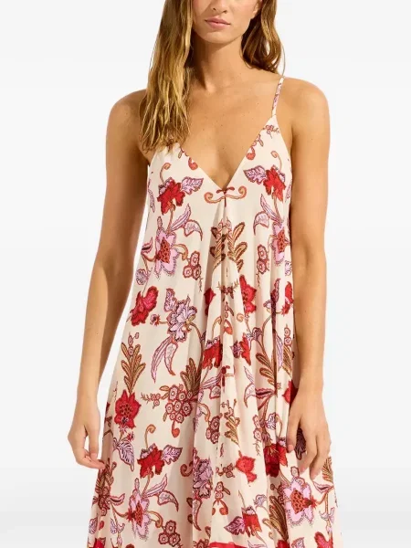 Rochie maxi Seafolly cu model floral cu imagine