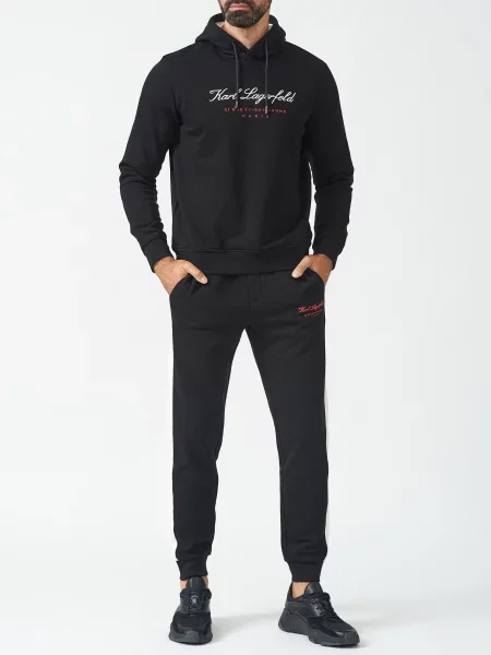 Толстовка Karl Lagerfeld чорна