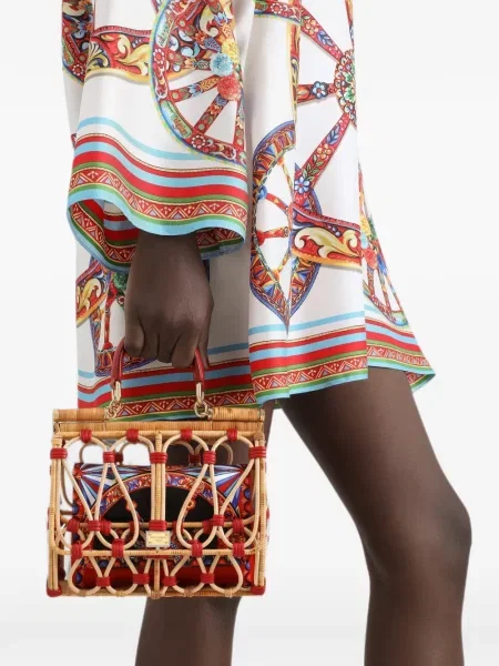 Geantă Dolce & Gabbana cu broderie