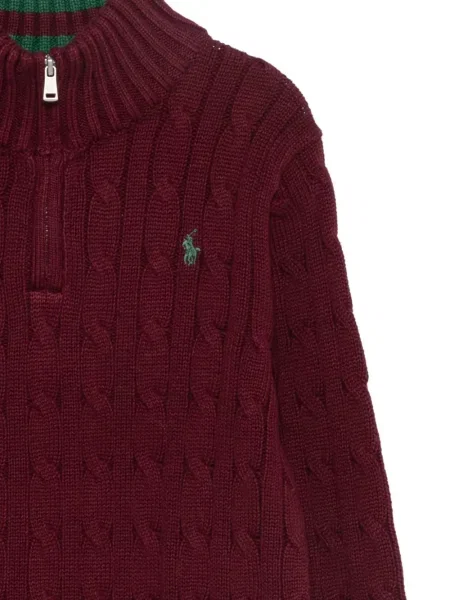 Sweter dziecięcy Polo Ralph Lauren czerwony