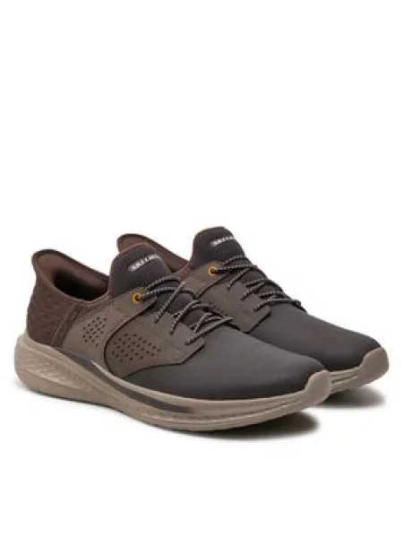 Boty Skechers SLADE MACKLIN hnědé