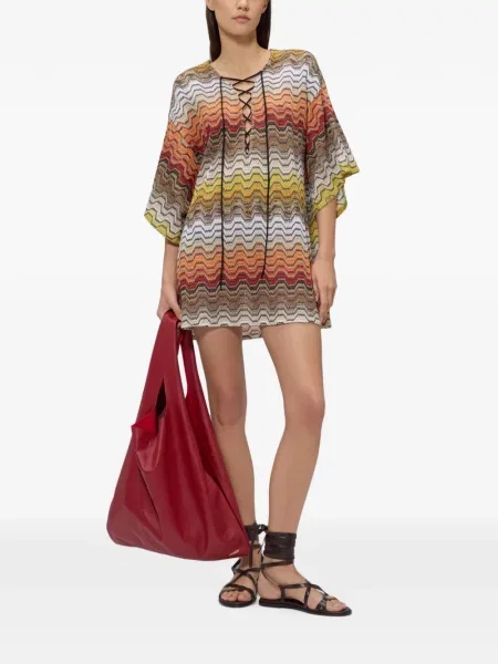Scurt rochie Missoni portocaliu