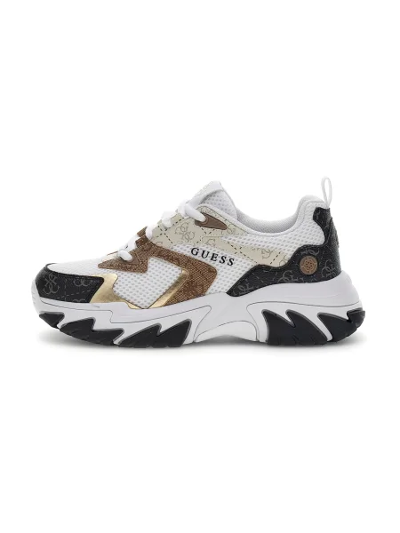Sneakerși Guess alb