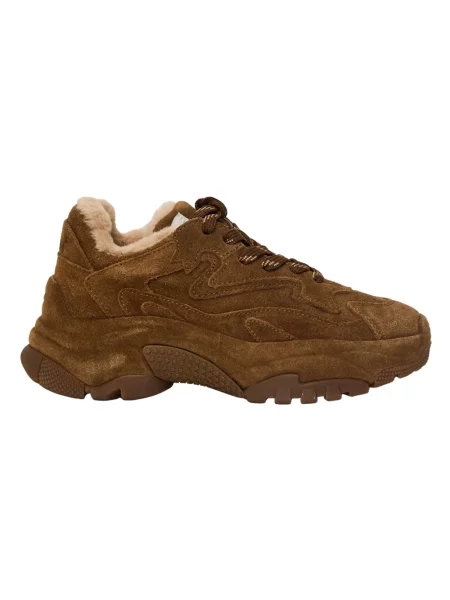 Sneakersy Ash Addict zamszowe brązowe