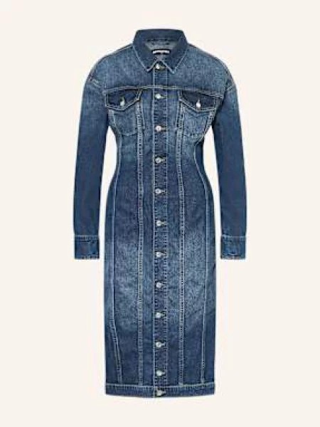 Eb Denim Sukienka Jeansowa Prima blau niebieska