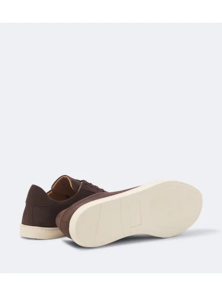Sneakerși George Cleverley din piele maro
