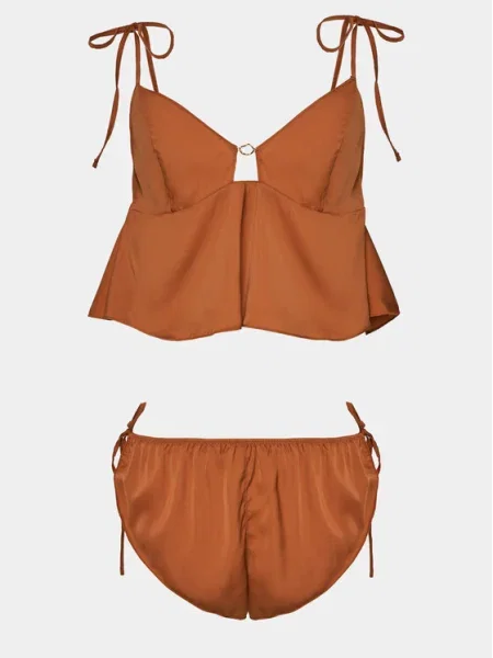 Bluebella Пижама Nicole оранжев