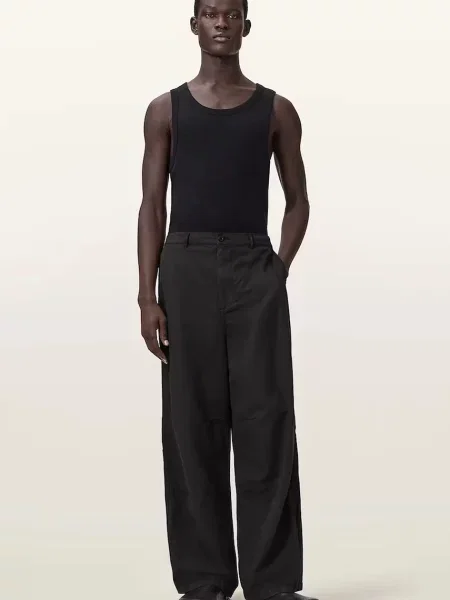 AllSaints штани з льоном ECHO