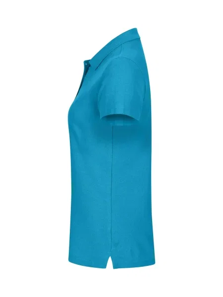 Clique Basic Polo — polo z bawełny turkusowe – turquoise niebieska