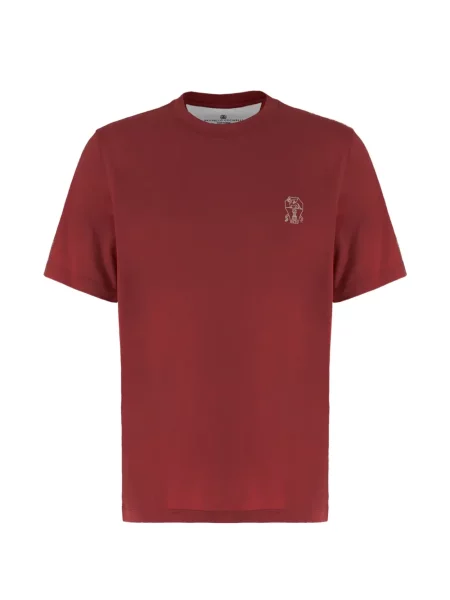 Tricou Brunello Cucinelli cu imagine roșu