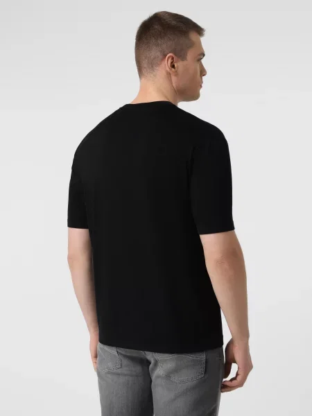 Футболка Armani Exchange віскоза/поліамід чорний