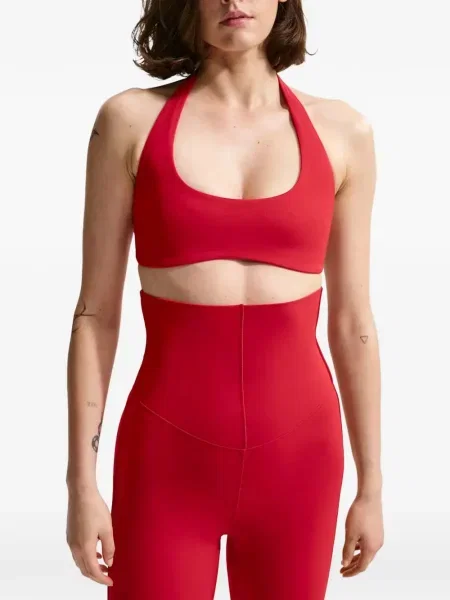 Schi sutien Nike cu gât halter negru