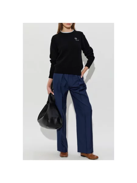 Sweter Kenzo z logo czarny