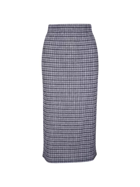 Fustă în carouri Vince în carouri negru