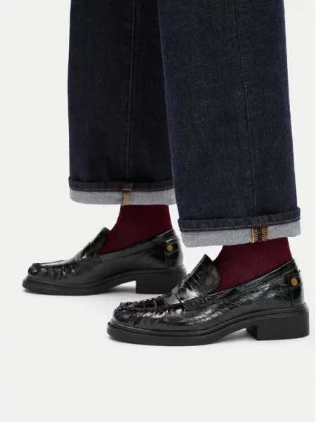 MEXX Мокасини черен