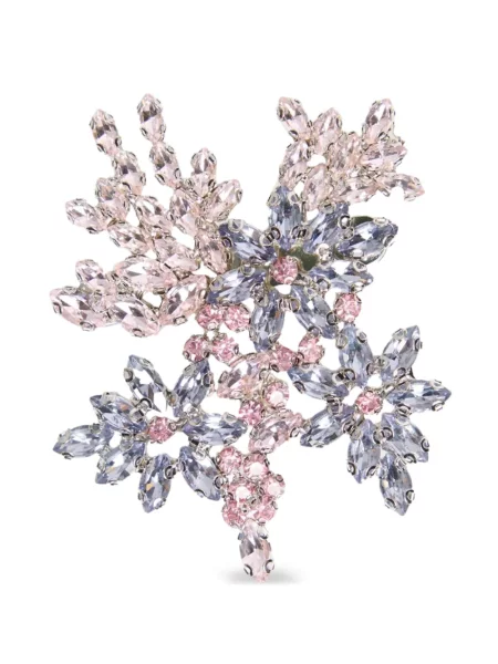 Brosa Erdem cu model floral albastru