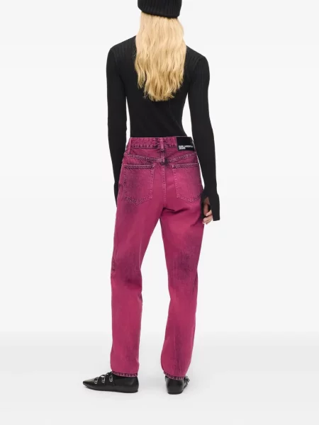 Blugi Karl Lagerfeld Jeans roz