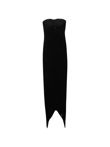 Μάξι φόρεμα Roland Mouret στράπλες μαύρο