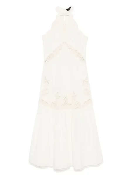 Костюм макси рокля Twinset с дантела