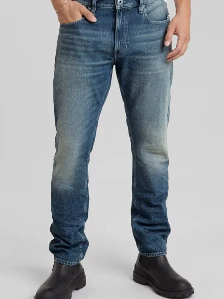 Прямі джинси G-star Raw сині