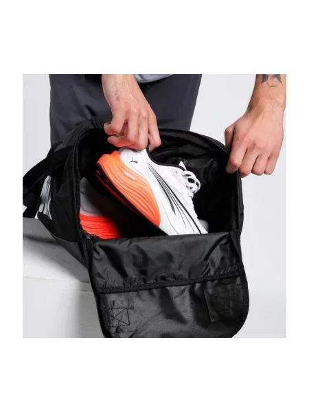 PUMA Sportska torba Challenger crna bijela