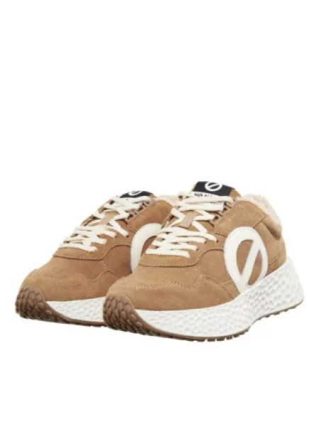 Sneakersy No Name brązowe