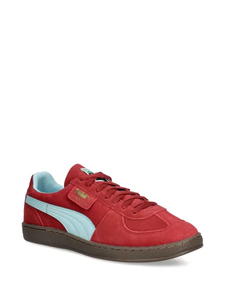 Sneakerși Puma Suede din piele de căprioară roșu