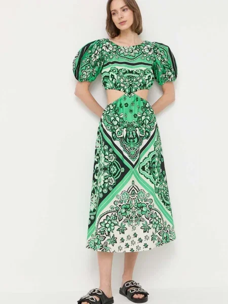 Red Valentino rochie din roșu