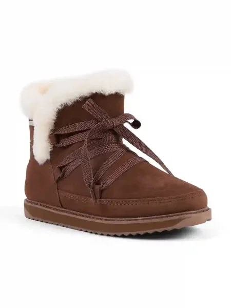 Замшевые сапоги Emu Australia коричневые