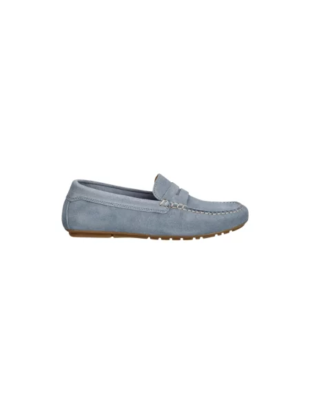 Loafersy Marc O'polo zamszowe niebieskie