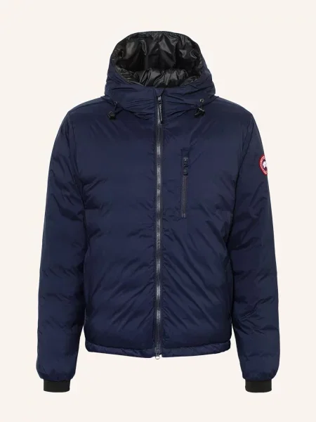 Canada Goose Péřová Bunda Lodge tmavě modrá