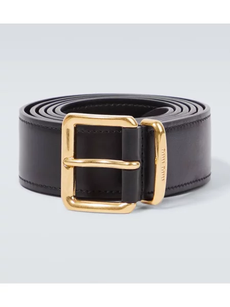 Curea Miu Miu din piele negru