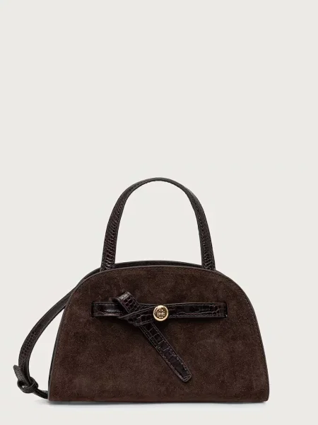 Geantă Tory Burch maro