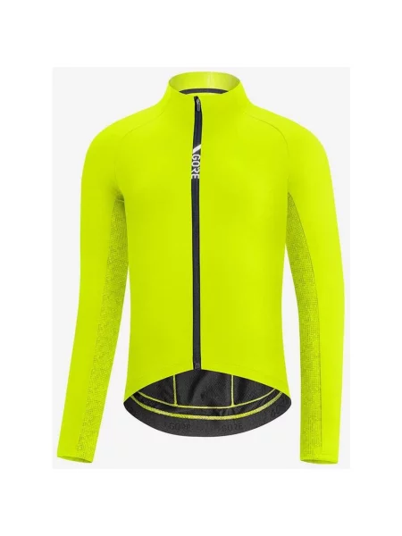 Gore Wear C5 Koszulka termoaktywna z długim rękawem neonowo żółto-zielona S żółta