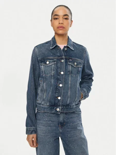 Jeans jakna Tommy Jeans modra