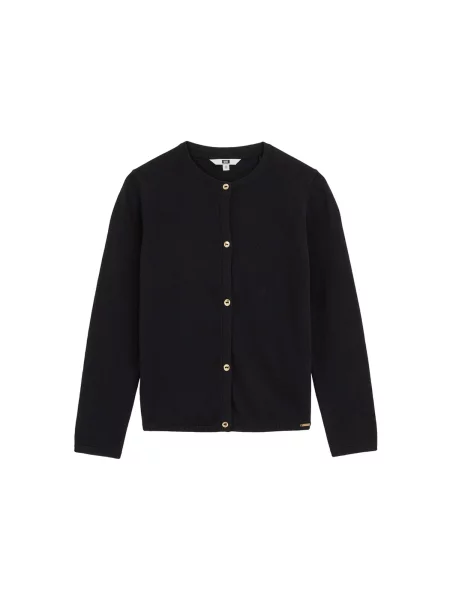 WE Fashion Geacă tricotată negru